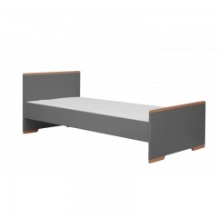  Snap Кровать 200х90см белая/серая PINIO