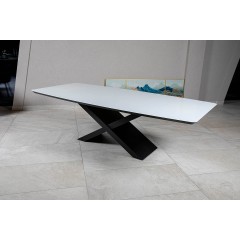 Стіл BELFORT 260х120х76 (скло біле)