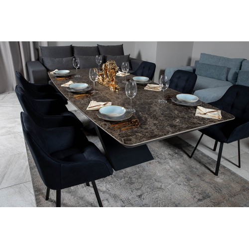 Стіл BELFORT 260х120х76 Laminam Emperador Extra (5mm)