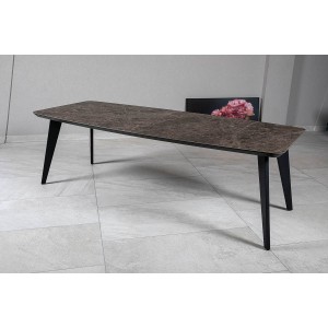 Стіл DETROIT 240х100х76 Laminam Emperador Extra (3mm)