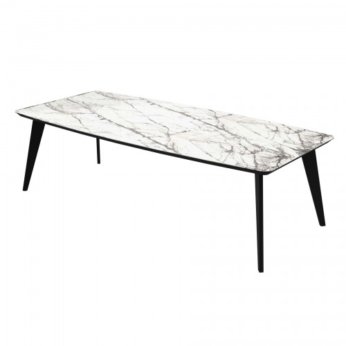 Стіл DETROIT 240х100х76 Laminam Invisible white (5mm)