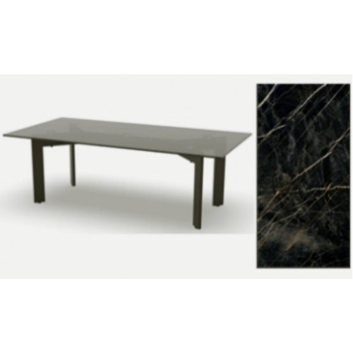 Стіл журнальний KALI 120x60x45 NAMIBIA BLACK (9mm)