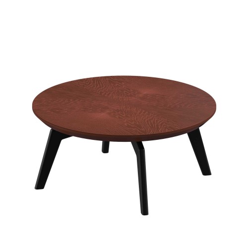 Стіл журнальний Варта d60x27,5 (шпон горіх)