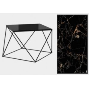 Стіл журнальний Локка 60x60x45 RICHMOND BLACK (9mm)