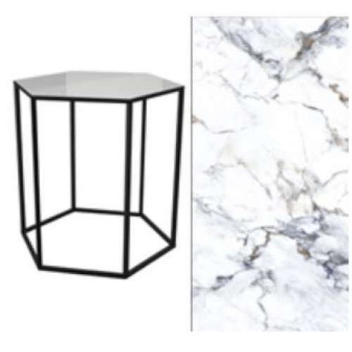 Стіл журнальний Тур 40x35x45 LOREAL BLUE (9mm)