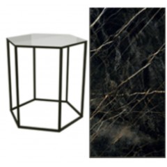 Стіл журнальний Тур 40x35x45 NAMIBIA BLACK (9mm)