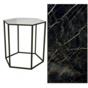 Стіл журнальний Тур 40x35x45 NAMIBIA BLACK (9mm)