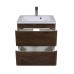 Тумба Акцент каштан Консольна 100 см з умивальником Альфа
