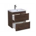 Тумба Акцент каштан Консольна 100 см з умивальником Альфа