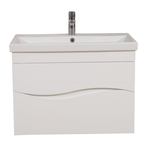 Тумба Альфа консольна 80 см з умивальником Еліт