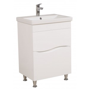 Тумба Альфа підлогова 100 см з умивальником Еліт