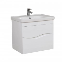 Тумба Альфа консольна 80 см з умивальником Frame