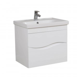 Тумба Альфа консольна 65 см з умивальником Frame