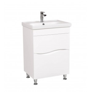 Тумба Альфа підлогова 60 см з умивальником Frame