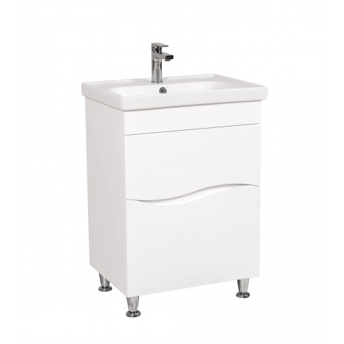 Тумба Альфа підлогова 100 см з умивальником Frame