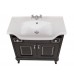 Тумба Беатріче 80 см З Умивальником Нью Класік Чорна