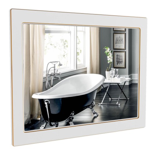 Дзеркало Беатріче 80 см Біле