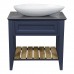 Тумба "Bronx" (STIFFKEY-BLUE-MATT) зі стільницею 80 см та ум. "Olive" 74 см