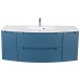 Меблі "HEADWAY" (MARITIME-BLUE-MATT) 80 см з умивальником "Дельта" (консольні)