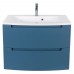Меблі "HEADWAY" (MARITIME-BLUE-MATT) 80 см з умивальником "Дельта" (консольні)
