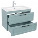 Меблі "Інарі" (FJORD-GREEN-MATT) з умивальником "Arte" 75 см (консольні)