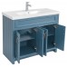 Тумба "WATERFORD" (STIFFKEY-BLUE-MATT) з умивальником "Frame" 100 см (підлогова)