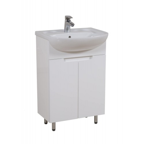 Тумба Квадро Підлогова 55 см З Умивальником