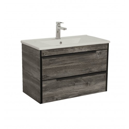 Тумба ЛофтНео дуб морас 100 см з умивальником Arte UNI