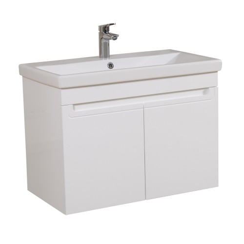 Тумба Омега консольна 80 см з умивальником Elite