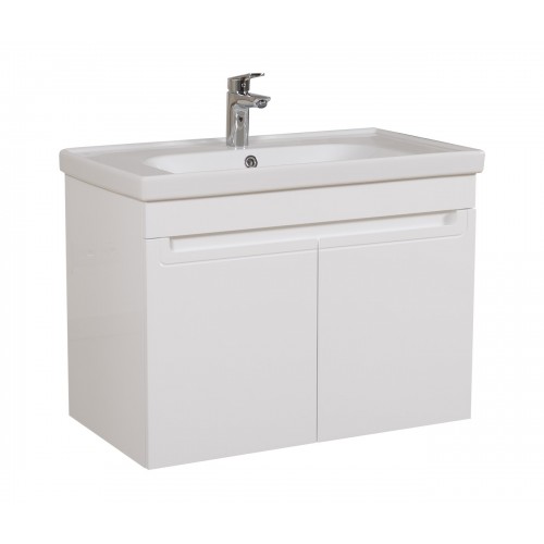 Тумба Омега консольна 80 см з умивальником Frame