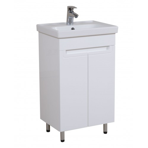 Тумба Омега підлогова з умивальником 50 см Frame