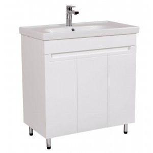 Тумба Омега Підлогова 100 см з умивальником Frame