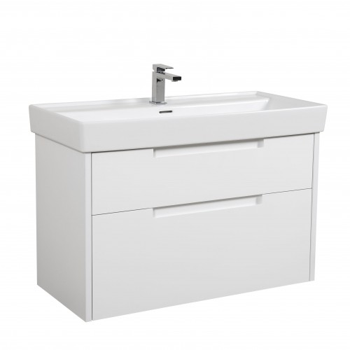 Тумба Rimini з умивальником "Sharp" 100 см (консольна)