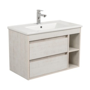 Тумба Шельф (нордленд) 100 см з умивальником "Arte" (консольна)