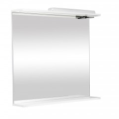Дзеркало Уно (білий глянець) 100 см з підсвітлювачем