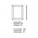 Зеркало Карат White Gloss 120 см